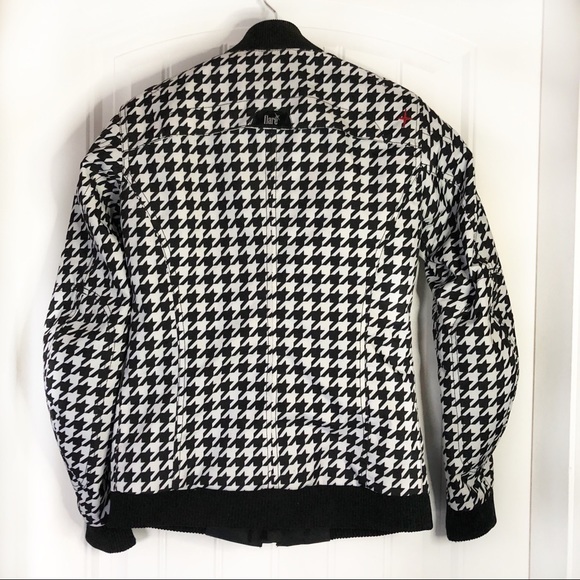 SHIFT stylish houndstooth motorcycle jacket - Picture 3 of 8